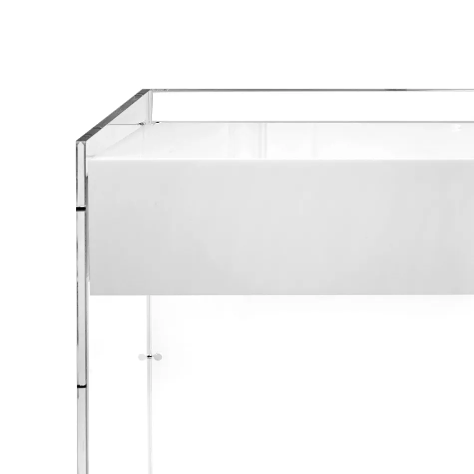 Console Table in Three Finishes Made of Plexiglass Made in Italy - Fedra Viadurini