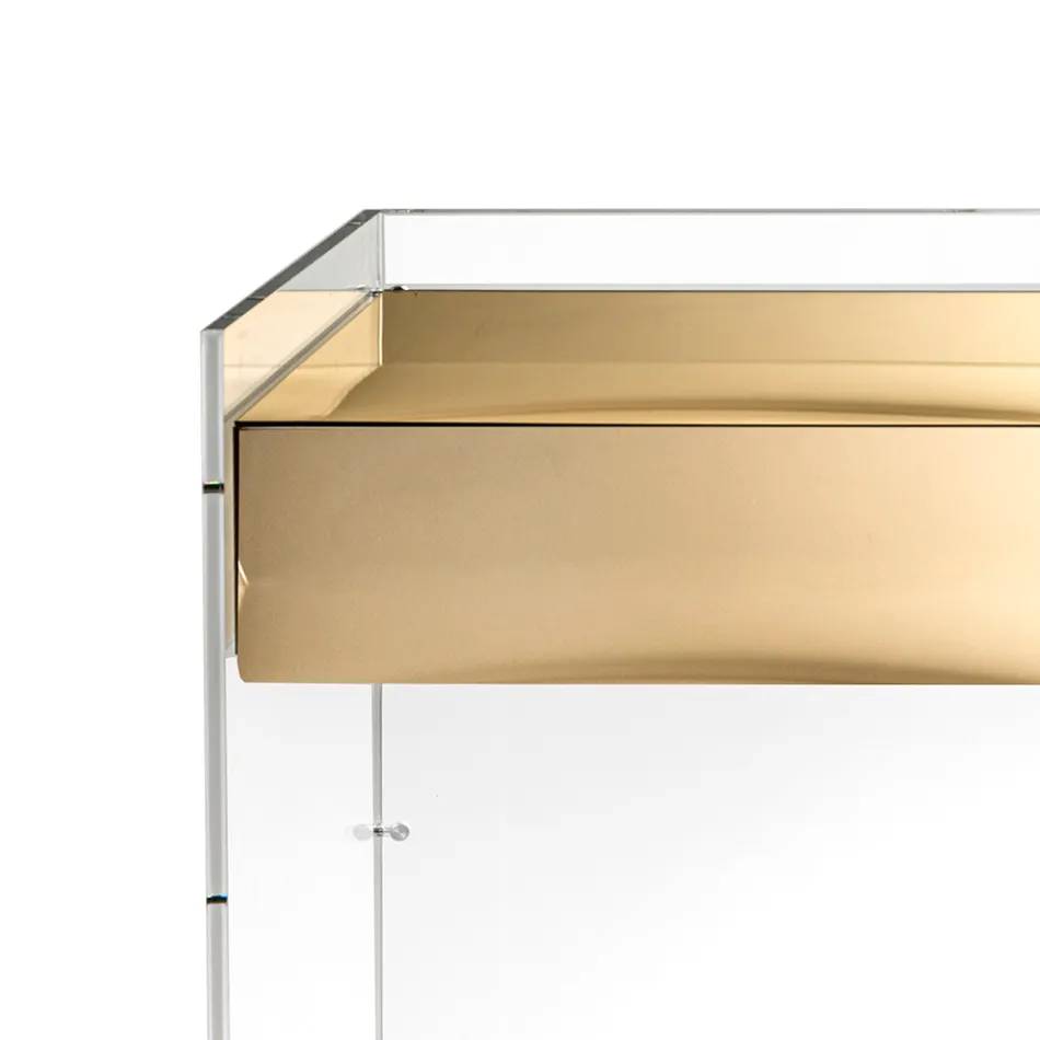 Console Table in Three Finishes Made of Plexiglass Made in Italy - Fedra Viadurini