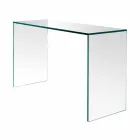 Console in Extra-clear Glass Elegant Minimal Design 2 Dimensions - Selex Viadurini