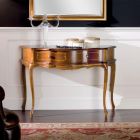 Classic Entrance Console in Wood with 1 Drawer Made in Italy - Leonor Viadurini