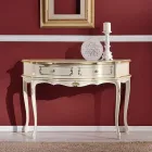 Classic Entrance Console in Wood with 1 Drawer Made in Italy - Leonor Viadurini