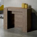 Modern Extendable Console 296 cm in Melamine Wood Made in Italy - Ariella