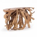 Technical Design Console with Natural Teak Roots - Carob