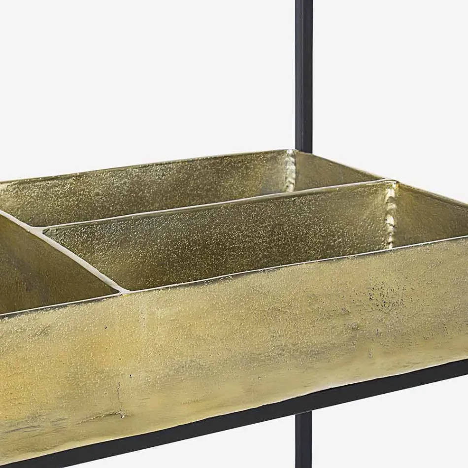 Modern and Elegant Design Console in Steel and Glass Homemotion - Malpensa Viadurini