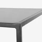 Modern and Elegant Design Console in Steel and Glass Homemotion - Malpensa Viadurini