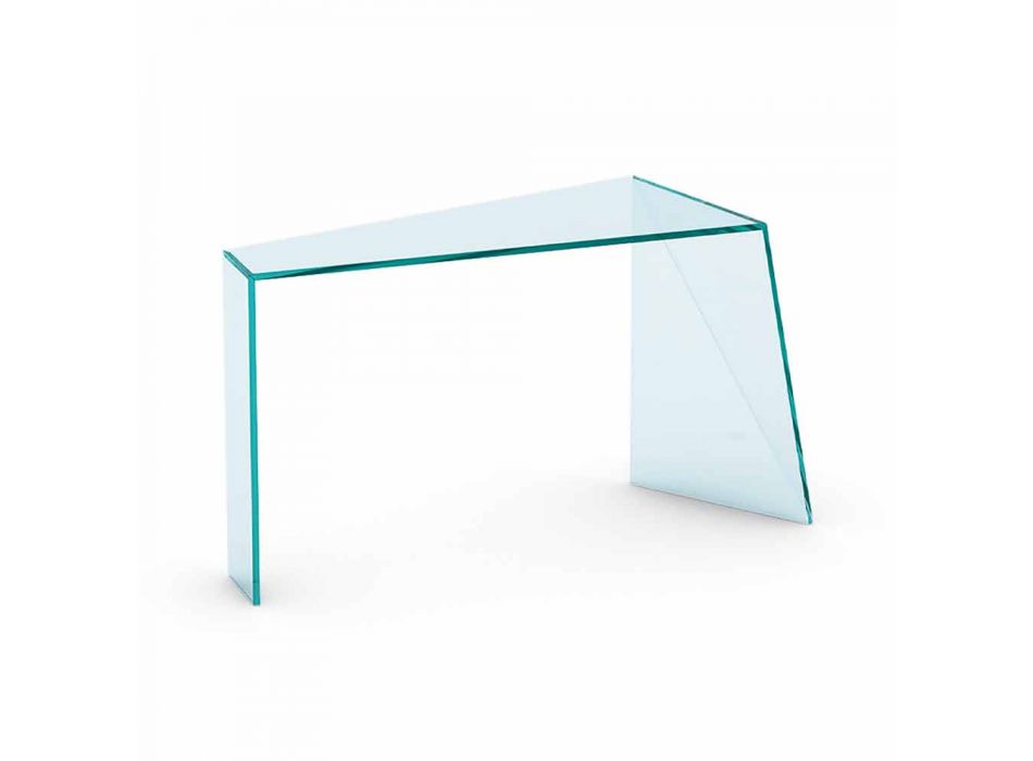 Console for Modern Entrance in Extralight Glass Made in Italy - Rosalia
