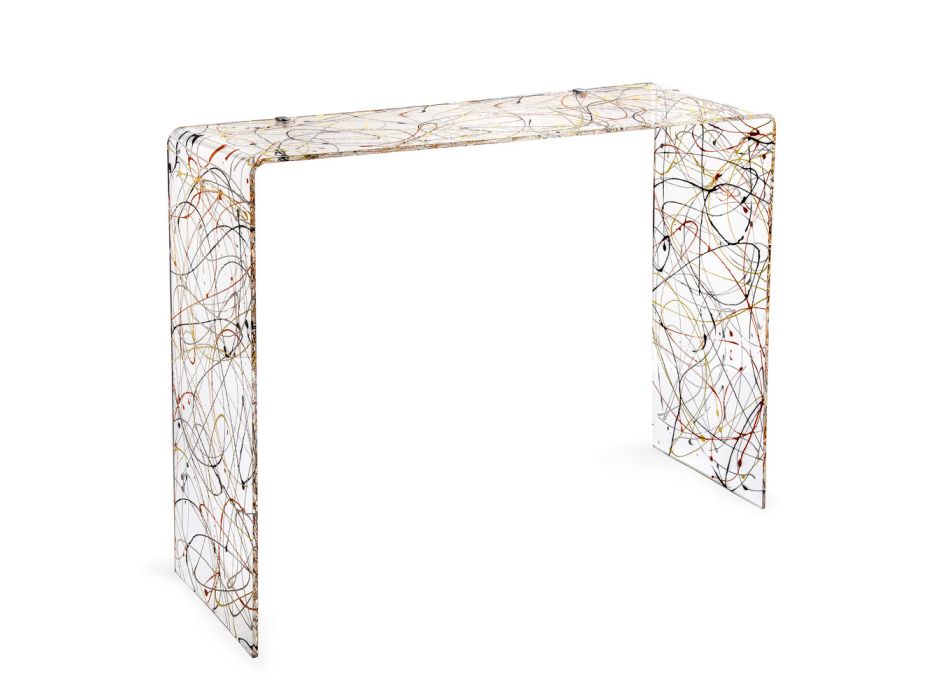 Console for Entrance or Living Room in Plexiglass Made in Italy - Edenne Viadurini