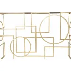 Modern Design Rectangular Console in Iron and Mirror - Billie Viadurini