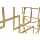 Modern Design Rectangular Console in Iron and Mirror - Billie Viadurini