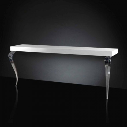 Console contemporary-style MDF and Luigi steel Viadurini