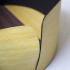 Modern Circular Box in Real Wood Made in Italy - Stan Viadurini