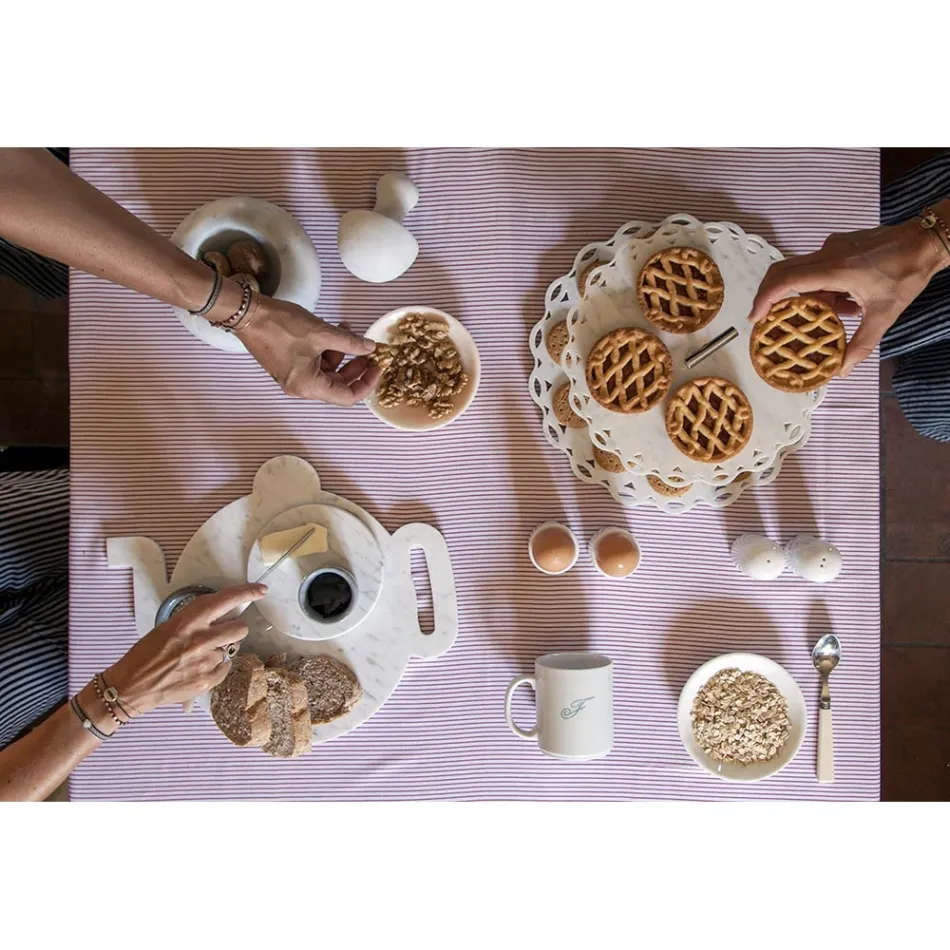 Salt and Pepper Containers in Carrara and Marquinia Marble Made in Italy - Xino Viadurini