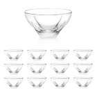 Fruit or Ice Cream Cups in Colored Eco Crystal 13 Pieces - Amalgam Viadurini