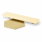 Pair of Trays in Black or Gold Lacquered Steel Modern Design - Savona Viadurini