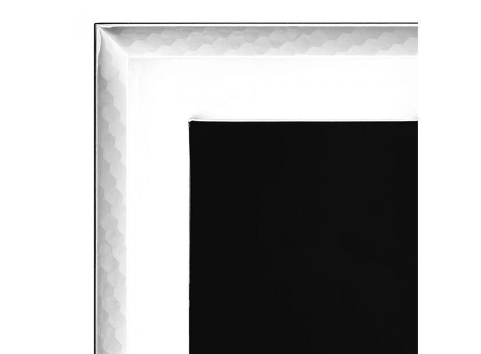 Luxury Silver Photo Frame Italian Vertical Design - Eureka Viadurini