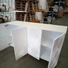 Modern design 8-door sideboard Ardesia, white, black or gold Viadurini