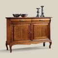Classic Living Room Sideboard in Walnut Wood Made in Italy - Helisa