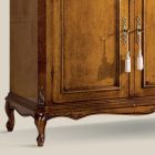 Classic Sideboard in Luxury Bassano Walnut Wood Made in Italy - Richard Viadurini