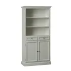 Sideboard with 2 Doors, 2 Drawers and 2 Open Shelves Made in Italy - Camene Viadurini