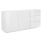 Living Room Sideboard with 2 Doors and 3 Drawers Made in Italy - Popilio Viadurini