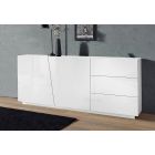 Living Room Sideboard with 2 Doors and 3 Drawers Made in Italy - Popilio Viadurini