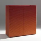 Living Room Sideboard with 2 Doors in Diamond Finish Made in Italy - Sagittario Viadurini