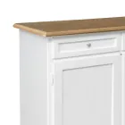 Wooden Sideboard with 2 Drawers and 2 Doors Made in Italy - Uller Viadurini