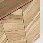 Sideboard in Acacia Wood with 2 Doors and 3 Drawers Design Homemotion - Carla Viadurini