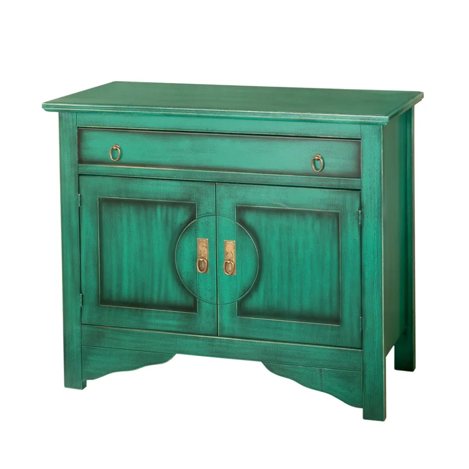 Wooden Sideboard of Different Finishes Made in Italy - Ashvin Viadurini