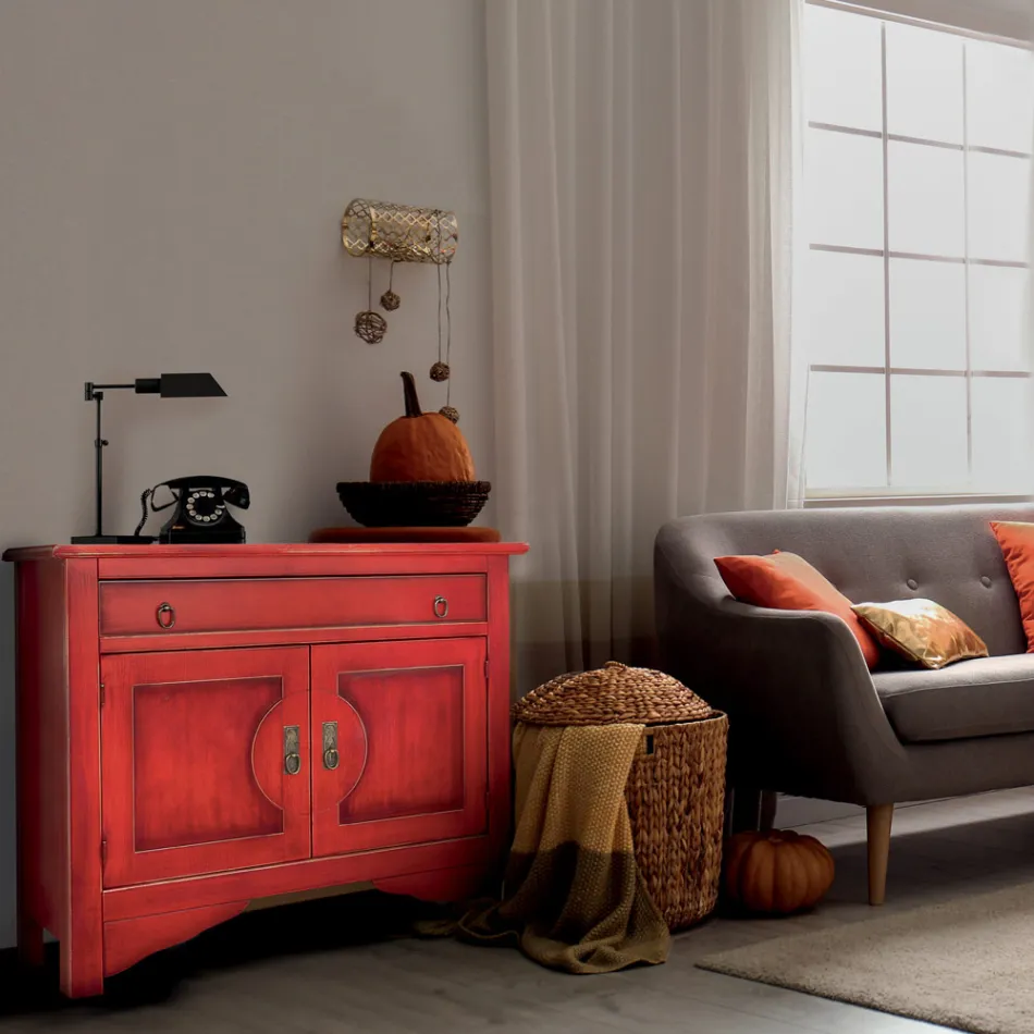 Wooden Sideboard of Different Finishes Made in Italy - Ashvin Viadurini