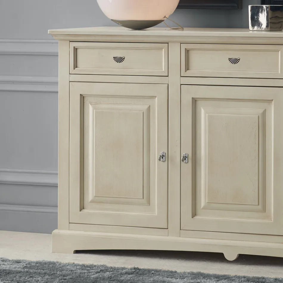 Wooden Sideboard of Different Finishes Made in Italy - Magni Viadurini