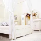 Sideboard in Rustic Style White Painted Solid Mango Wood - Renga Viadurini