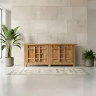 Natural Aged Pine Sideboard with 2 or 4 Doors - Aituno Viadurini