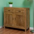Solid Teak Sideboard with 2 Doors and 2 Drawers - Budo