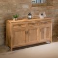 Solid Teak Sideboard with 3 Doors and 3 Drawers - Sumo