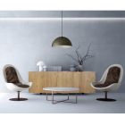 Living Sideboard with 3 Doors in Solid Wood Made in Italy - Khal Viadurini