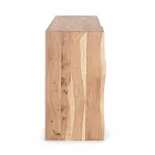 Modern Sideboard in Acacia Wood with 2 Doors and 3 Drawers Homemotion - Lauro Viadurini