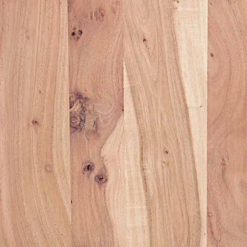 Modern Sideboard in Acacia Wood with 2 Doors and 3 Drawers Homemotion - Lauro Viadurini