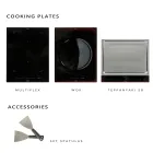 Outdoor Kitchen 140x65x93 cm Made of Solid Teak and Aluminum - Convivial Viadurini