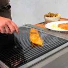 Modern Outdoor Garden Kitchen on Wood and Steel Wheels - Buoncalliope Viadurini