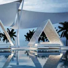 Luxury Garden Daybed in Aluminum and Fabric - Frame Vineyard by Vondom Viadurini