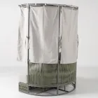 Teak, Aluminum, ROPE+ Rope Garden Daybed with Cushions - Arcangelo Viadurini