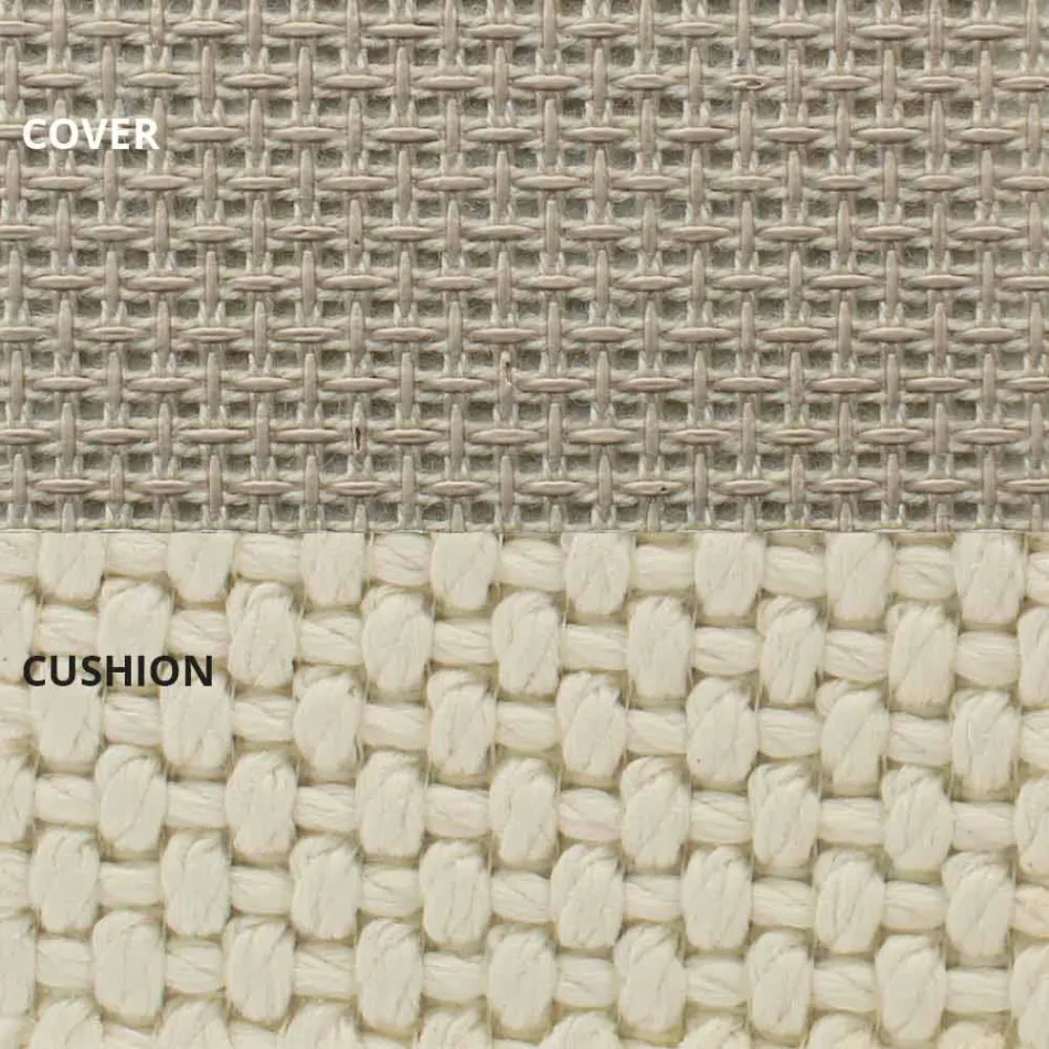 Outdoor Daybed in Aluminum and Luxury Design Fabric - Frame Vineyard by Vondom Viadurini