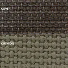 Outdoor Daybed in Aluminum and Luxury Design Fabric - Frame Vineyard by Vondom Viadurini