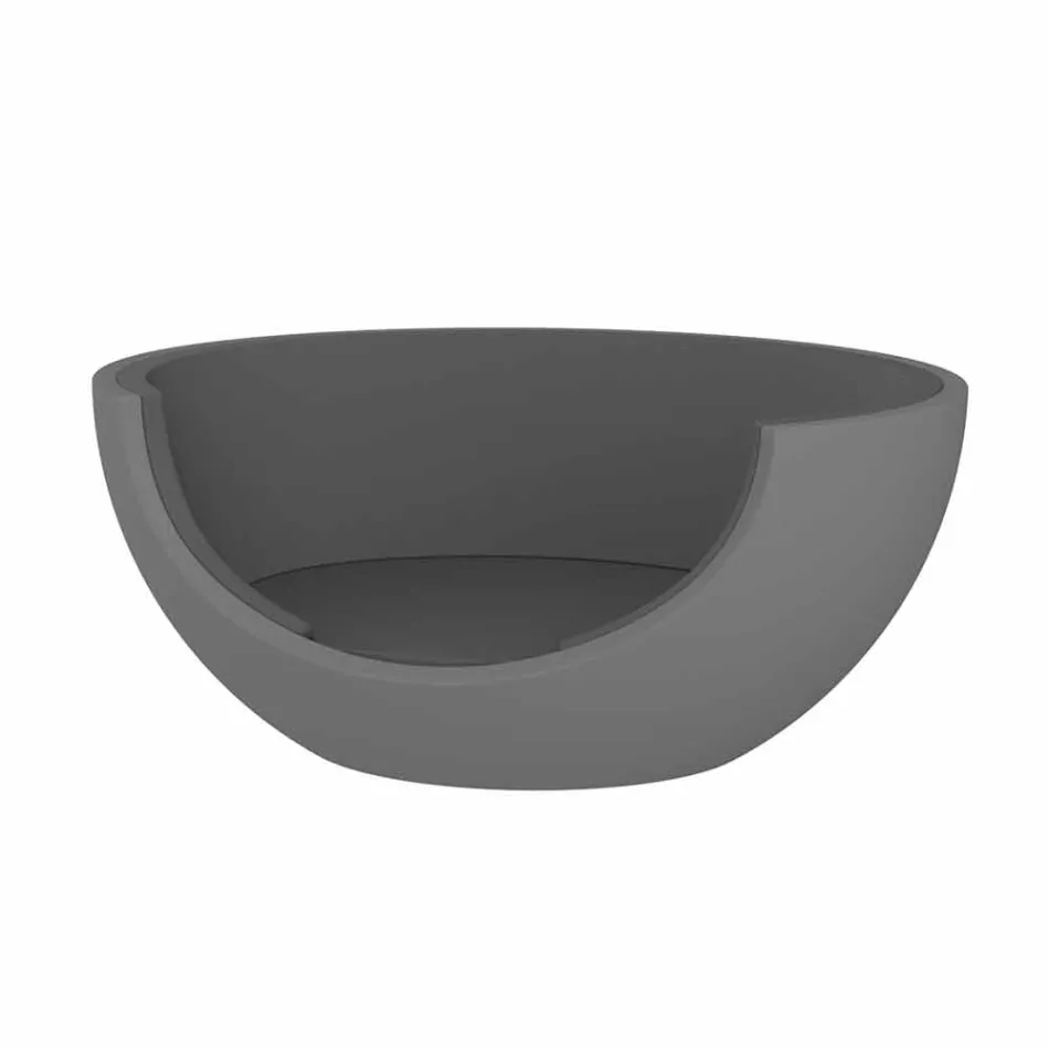 Daybed for Outdoor Luxury Circular Design in Polyethylene - Ulm Moon by Vondom Viadurini