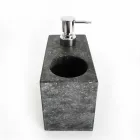 Liquid Soap Dispenser with Marble Glass Made in Italy - Clik Viadurini