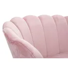 Modern 2 Seater Sofa in Velvet with Golden Iron Feet - Annina Viadurini