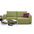 2 or 3 Seater Sofa with Extendable Seats in Made in Italy Fabric - Alis