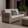 2 or 3 Seater Outdoor Sofa in Gray Kubù with Cushions – Cerys