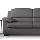 2 or 3 Seater Sofa Covered in Fabric with Feet Made in Italy - Budapest Viadurini